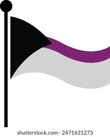 Pride Flags. - Demi-sexuelle Vektorillustration