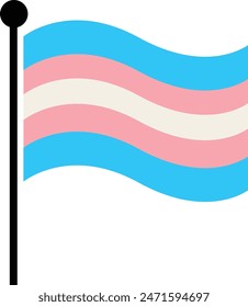 Pride Flags. - Transgender vector illustration