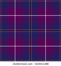 Pride of Glencoe Tartan. Seamless pattern for fabric, kilts, skirts, plaids