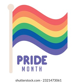 Fondo degradado de orgullo con orgullo LGBTQ. Desfile gay anual de verano. Símbolo de orgullo con corazón, LGBT, minorías sexuales, gays y lesbianas. Firma de diseñador de plantillas, icono, diseño de banner de evento.