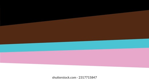 Pride Gradient Background with LGBTQ Pride Flag 