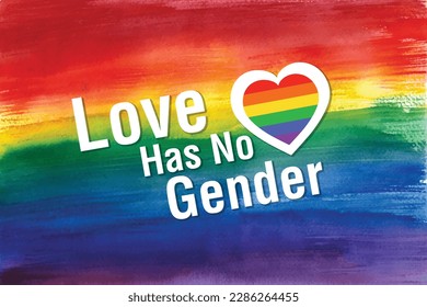 Pride Gradient Background with LGBTQ Pride Quotes, Love, Respect