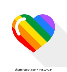 Pride Heart Stock Vector (Royalty Free) 746199184 | Shutterstock