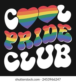 Pride LGBTQ Gay Typography Vector T-shirt Design