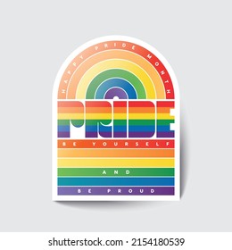 Pride LGBTQ+ icon set, LGBTQ+ related symbols set in rainbow colors: Pride Flag, Heart, Peace, Rainbow, Love, Support, Freedom Symbols. Gay Pride Month. Flat design signs isolated on white background