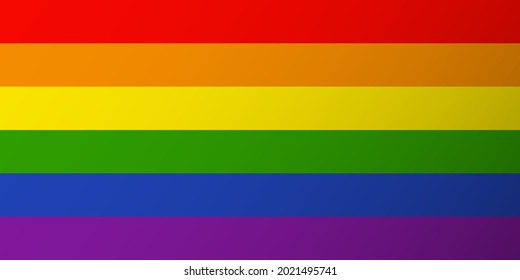 BANDERA DE LLUVIA DE ORGULLO LGBTQ+. ILUSTRACIÓN DE DISEÑO DE VECTOR