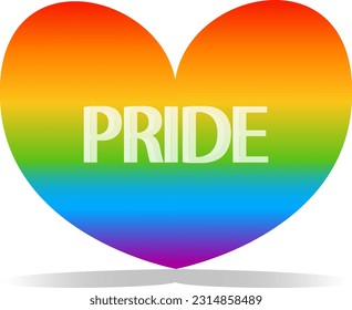 Orgullo de amor Fondo degradado con colores de bandera del Orgullo LGBTQ.