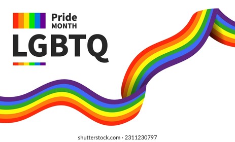 Fondo del mes del orgullo , Ilustración del vector EPS 10