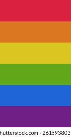 Pride Month Banner With Rainbow Gradient Ribbon Background. Celebrating Pride Month Web Banner Design. Trendy Pride Banner with Pride Month Text and Colorful Rainbow.