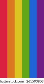 Pride Month Banner With Rainbow Gradient Ribbon Background. Celebrating Pride Month Web Banner Design. Trendy Pride Banner with Pride Month Text and Colorful Rainbow.