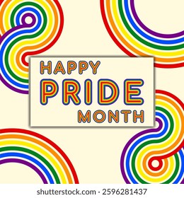 Pride month celebration background. Commemoration of lesbian gay bisexual transgender concept. Design for LGBT, pride Month, happy pride day, gender, colorful, banner.