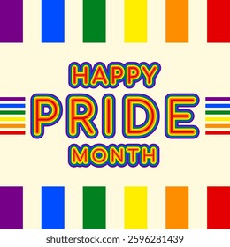 Pride month celebration background. Commemoration of lesbian gay bisexual transgender pride concept. Design for LGBT, pride Month, happy pride day, gender.