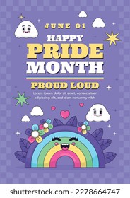 pride month celebration concept background. happy pride day. celebration and commemoration of lesbian, gay, bisexual, and transgender pride. LGBT Pride Month. vector illustration design template. June