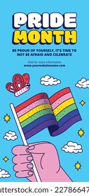 fondo del concepto de celebración del mes del orgullo feliz día del orgullo. celebración y conmemoración del orgullo de lesbianas, gays, bisexuales y transgénero. Mes del Orgullo LGBT. plantilla de diseño de ilustración vectorial. Junio