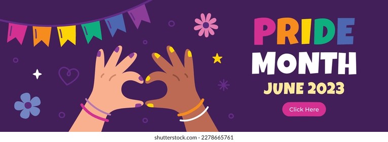 fondo del concepto de celebración del mes del orgullo feliz día del orgullo. celebración y conmemoración del orgullo de lesbianas, gays, bisexuales y transgénero. Mes del Orgullo LGBT. plantilla de diseño de ilustración vectorial. Junio