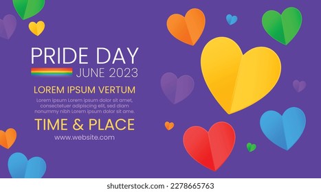 pride month celebration concept background. happy pride day. celebration and commemoration of lesbian, gay, bisexual, and transgender pride. LGBT Pride Month. vector illustration design template. June