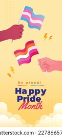 pride month celebration concept background. happy pride day. celebration and commemoration of lesbian, gay, bisexual, and transgender pride. LGBT Pride Month. vector illustration design template. June