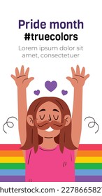 pride month celebration concept background. happy pride day. celebration and commemoration of lesbian, gay, bisexual, and transgender pride. LGBT Pride Month. vector illustration design template. June