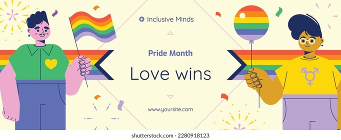 pride month celebration concept background. happy pride day. celebration and commemoration of lesbian, gay, bisexual, and transgender pride. LGBT Pride Month. vector illustration design template. June