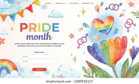 pride month celebration concept background. happy pride day. celebration and commemoration of lesbian, gay, bisexual, and transgender pride. LGBT Pride Month. vector illustration design template. June