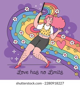 pride month celebration concept background. happy pride day. celebration and commemoration of lesbian, gay, bisexual, and transgender pride. LGBT Pride Month. vector illustration design template. June