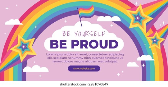 pride month celebration concept background. happy pride day. celebration and commemoration of lesbian, gay, bisexual, and transgender pride. LGBT Pride Month. vector illustration design template. June