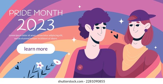 pride month celebration concept background. happy pride day. celebration and commemoration of lesbian, gay, bisexual, and transgender pride. LGBT Pride Month. vector illustration design template. June