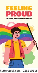 pride month celebration concept background. happy pride day. celebration and commemoration of lesbian, gay, bisexual, and transgender pride. LGBT Pride Month. vector illustration design template. June