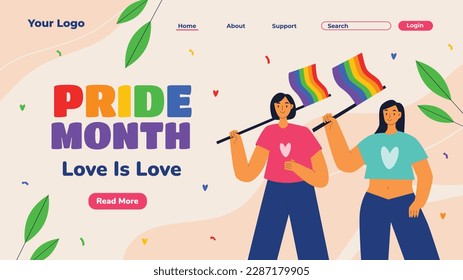 pride month celebration concept background. happy pride day. celebration and commemoration of lesbian, gay, bisexual, and transgender pride. LGBT Pride Month. vector illustration design template. June