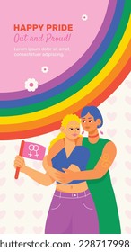 Stolz Monat Feiern Konzept Hintergrund. fröhlicher Stolz Tag. Feiern und Gedenken an lesbischen, schwulen, bisexuellen und transsexuellen Stolz. LGBT Pride Monat. Vektorgrafik-Designvorlage. Juni