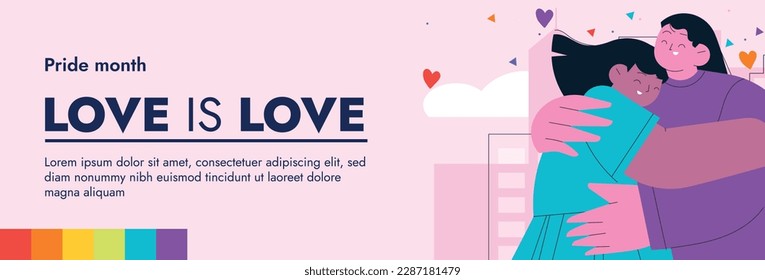 pride month celebration concept background. happy pride day. celebration and commemoration of lesbian, gay, bisexual, and transgender pride. LGBT Pride Month. vector illustration design template. June