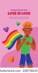 pride month celebration concept background. happy pride day. celebration and commemoration of lesbian, gay, bisexual, and transgender pride. LGBT Pride Month. vector illustration design template. June