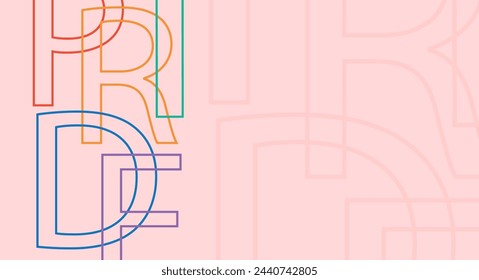 Pride month celebration concept background.  Happy pride day. LGBT Pride Month