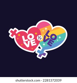 Stolz Monat Feiern Element. fröhlicher Stolz Tag. Feiern und Gedenken an lesbischen, schwulen, bisexuellen und transsexuellen Stolz. LGBT Pride Monat. Vektorgrafik-Design. Juni. Etikett, Aufkleber.