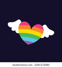 Stolz Monat Feiern Element. fröhlicher Stolz Tag. Feiern und Gedenken an lesbischen, schwulen, bisexuellen und transsexuellen Stolz. LGBT Pride Monat. Vektorgrafik-Design. Juni. Etikett, Aufkleber.