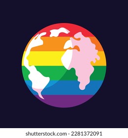 pride month celebration element. happy pride day. celebration and commemoration of lesbian, gay, bisexual, and transgender pride. LGBT Pride Month. vector illustration design. June. Label, sticker.