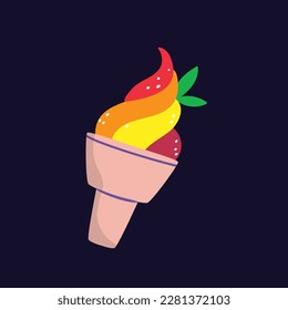 pride month celebration element. happy pride day. celebration and commemoration of lesbian, gay, bisexual, and transgender pride. LGBT Pride Month. vector illustration design. June. Label, sticker.