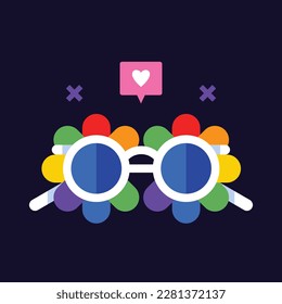 pride month celebration element. happy pride day. celebration and commemoration of lesbian, gay, bisexual, and transgender pride. LGBT Pride Month. vector illustration design. June. Label, sticker.