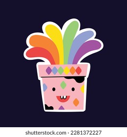 pride month celebration element. happy pride day. celebration and commemoration of lesbian, gay, bisexual, and transgender pride. LGBT Pride Month. vector illustration design. June. Label, sticker.