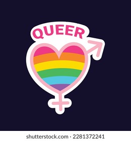 pride month celebration element. happy pride day. celebration and commemoration of lesbian, gay, bisexual, and transgender pride. LGBT Pride Month. vector illustration design. June. Label, sticker.