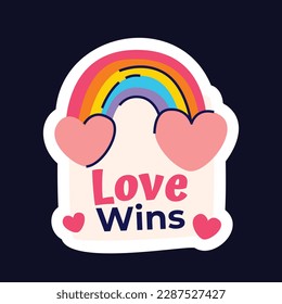 pride month celebration element. happy pride day. celebration and commemoration of lesbian, gay, bisexual, and transgender pride. LGBT Pride Month. vector illustration design. June. Label, sticker.