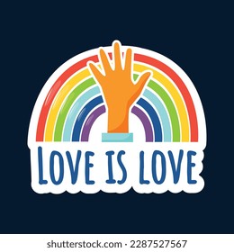 pride month celebration element. happy pride day. celebration and commemoration of lesbian, gay, bisexual, and transgender pride. LGBT Pride Month. vector illustration design. June. Label, sticker.