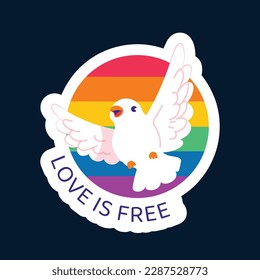 pride month celebration element. happy pride day. celebration and commemoration of lesbian, gay, bisexual, and transgender pride. LGBT Pride Month. vector illustration design. June. Label, sticker.