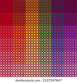 mês do orgulho ponto cruz arte abstrata sem costura geométrica decoração gráfica étnica modelo papel de parede impressão tecido padrão mão desenhado contorno forma fundo ombre arco-íris agulha trabalho
