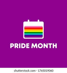 Pride Month Design stickers. Symbol Illustration Design
