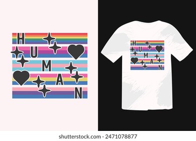 Pride Month EPS T-Shirt Design, Pride Day EPS Shirt, Vektorgrafik Pride Design Vorlage