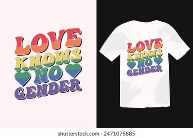 Pride Month EPS T-Shirt Design, Pride Day EPS Shirt, Vektorgrafik Pride Design Vorlage