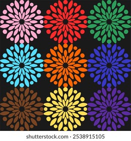 pride month flag artwork abstract seamless geometric graphic decoration ethnic outline template wallpaper print fabric pattern hand drawn contour shape background ombre rainbow
