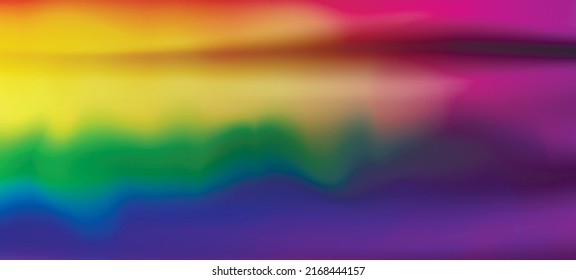 PRIDE MONTH gradient rainbow background. LGBT flag. Template design, vector illustration. Love wins. Colorful symbols. Gay pride collection. Banner. Copy space.