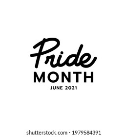 Pride Month at June 2021 LGBT  Symbols with LGBT pride flag or Rainbow colors. LGBT designs isolated on white background, Vector illustration EPS 10